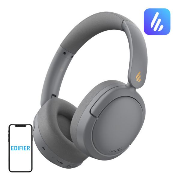 Edifier W800BT Pro vezeték nélküli fejhallgató, ANC (szürke)